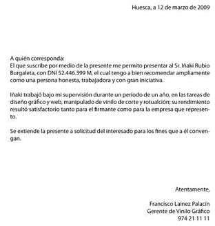 carta de recomendacion para inmigracion en espanol - Sinda.foreversammi.org